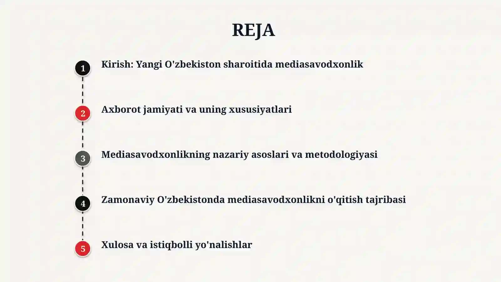 Yangi Ozbekistoni mediasavodxonlik va axborot madiyati fanining ahamiyati 2