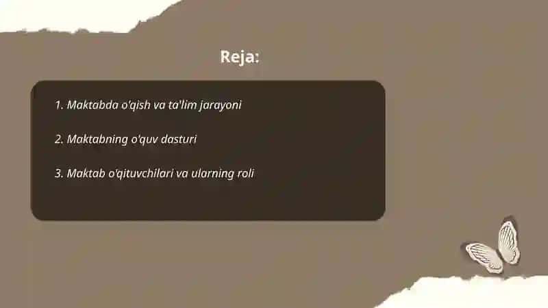 Maktabim—ikkinchi uyim 2