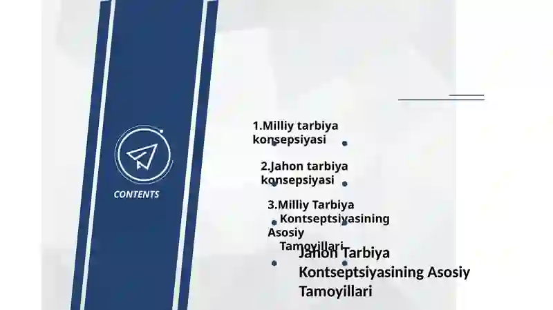 Milliy va jahon tarbiya konseptsiyalari 2