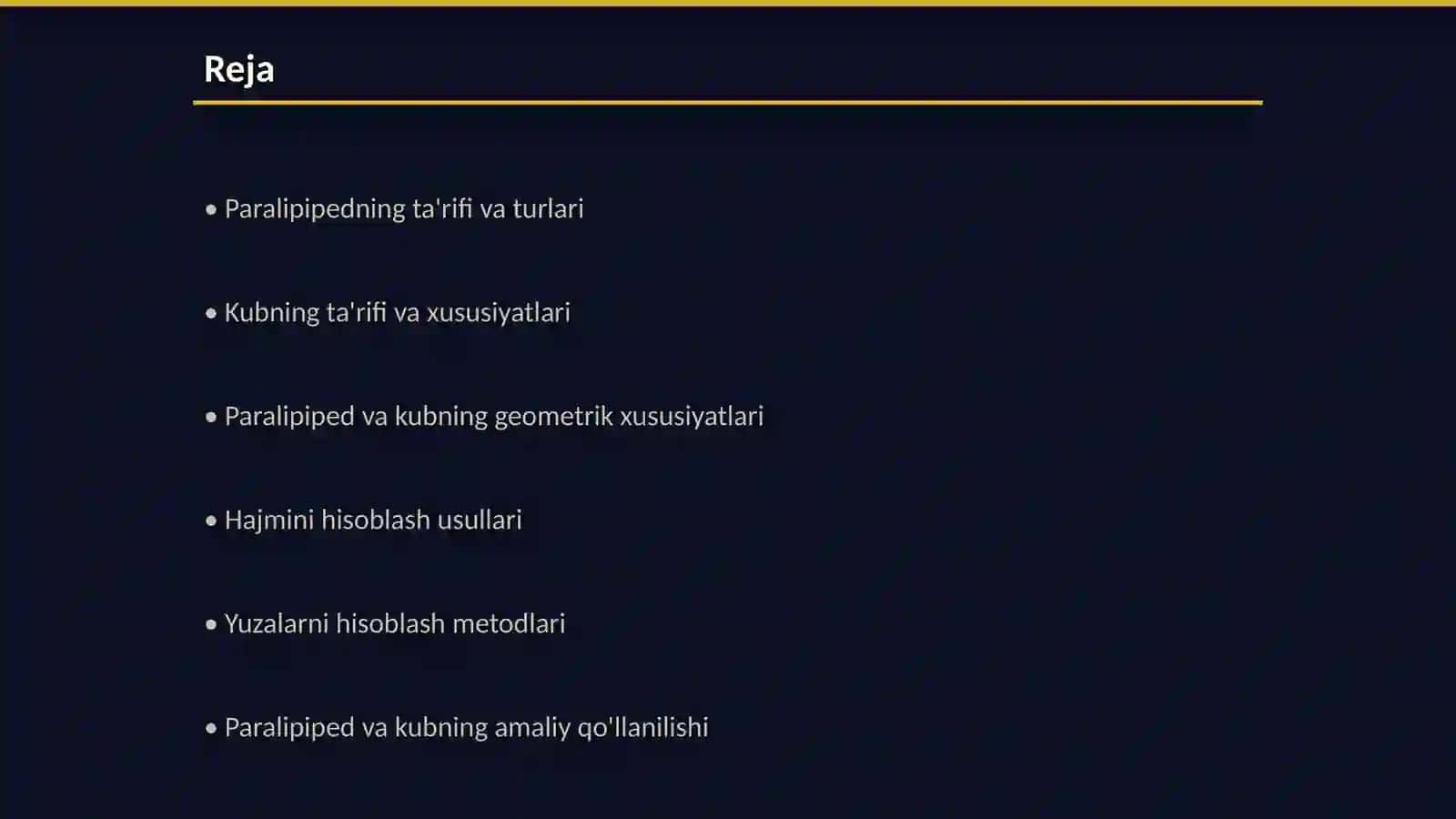 Paralipiped va kub 2