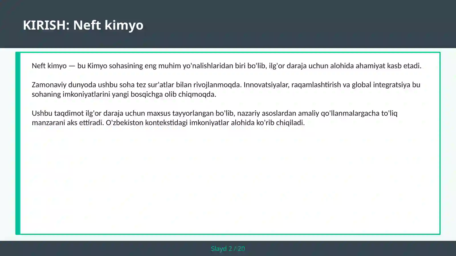 NEFT KIMYO 2