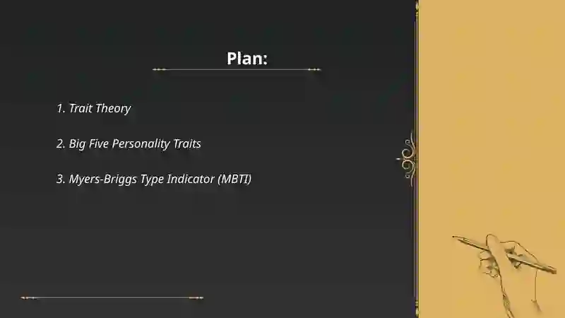 Trait Theory 2