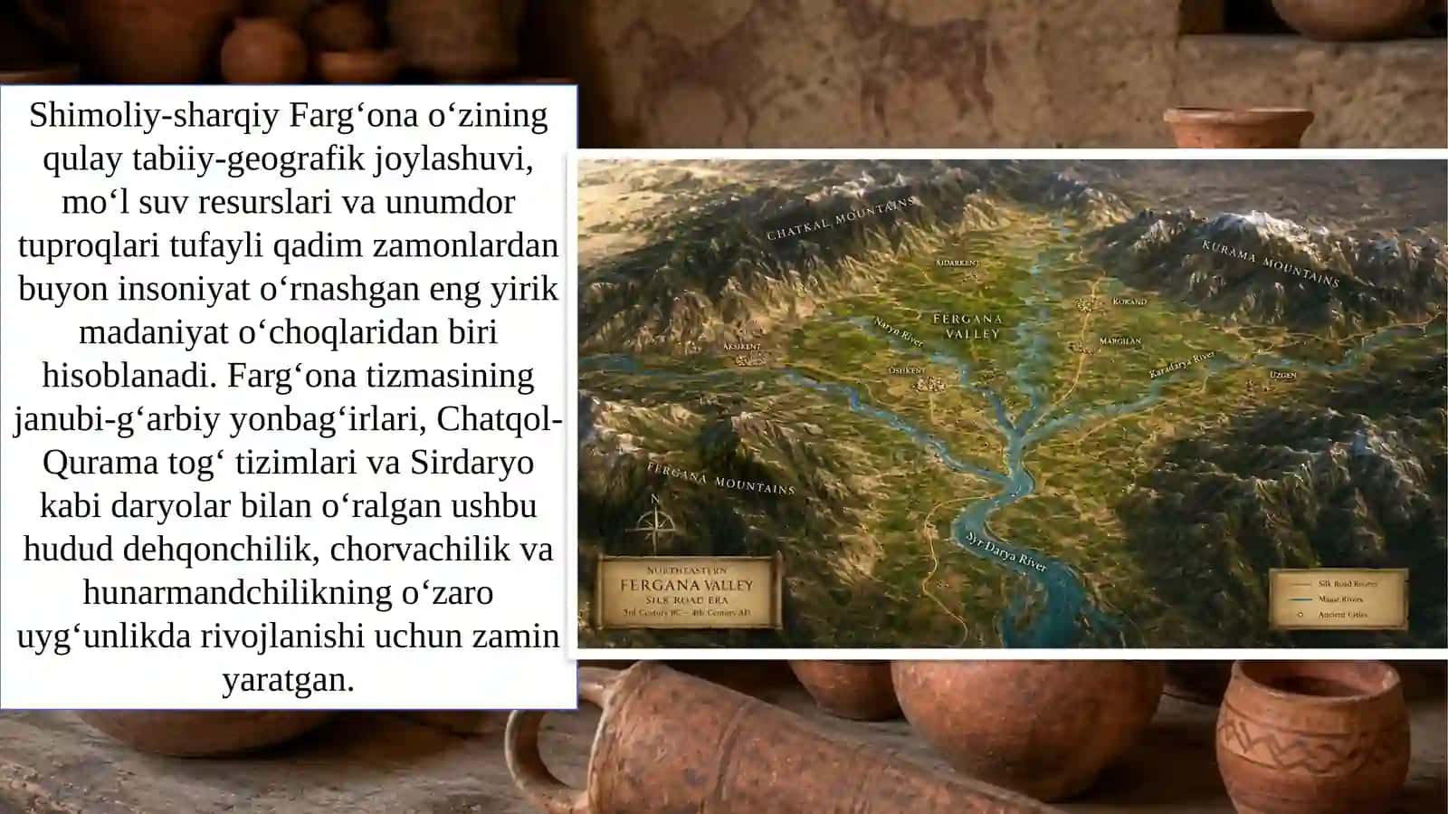 Shimoli-Sharqiy Farg’ona Antik davr kulolchiligi 2