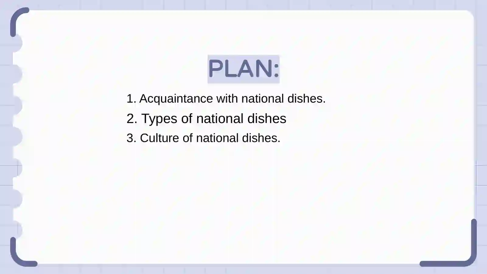 National food 2
