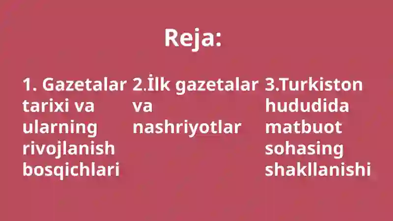 Gazetalar tarixi 2