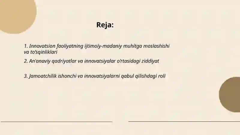 INNOVATSION FAOLIYATNING IJTIMOIY-MADANIY MUAMMOLARI TAHLILI 2