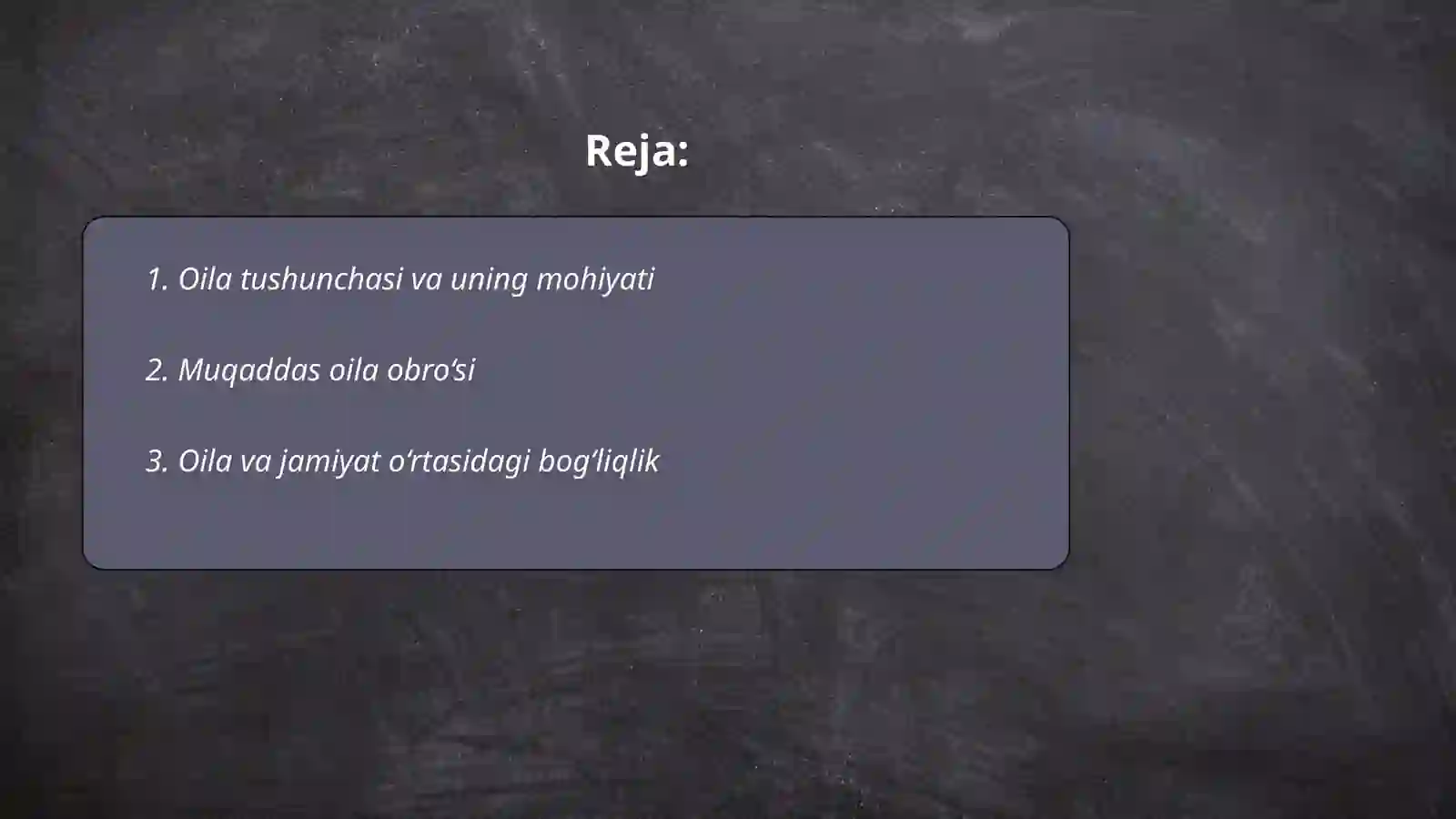 Muqaddas oila 2