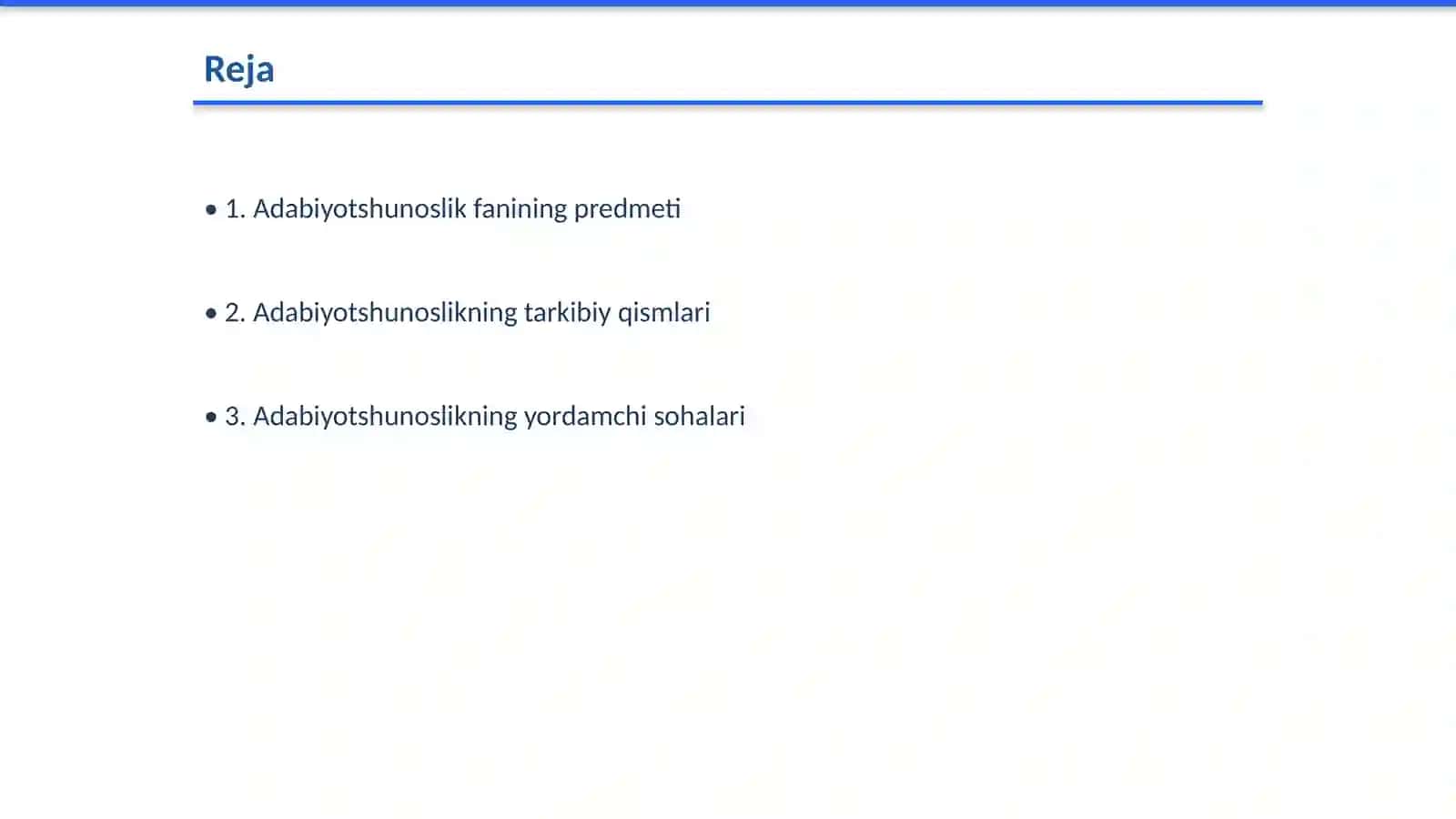 Adabiyotshunoslik fan sifatida, uning boshqa fanlar bilan aloqasi 2
