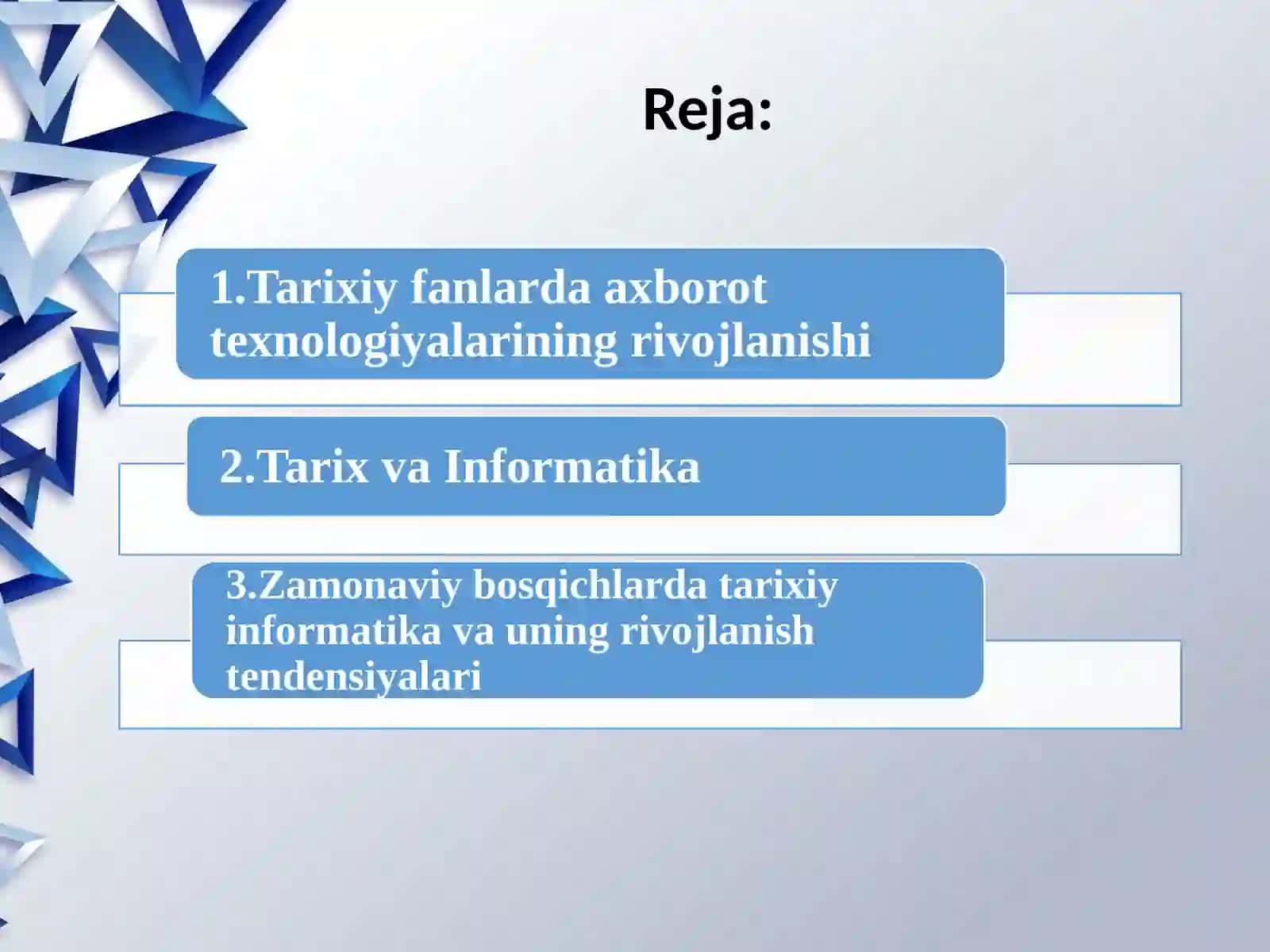 Tarix fanida axborot texnologiyalaridan foydalanish 2