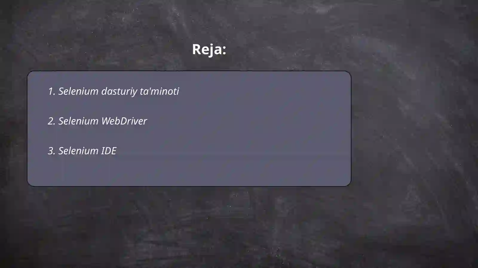 Selenium 2