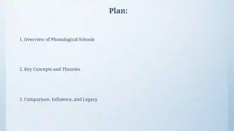 Phonological Schools 2