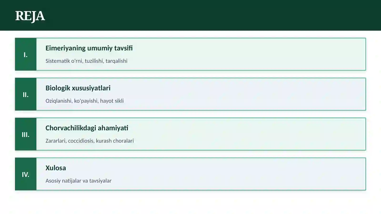Chorva hayvonlarining ovqat hazm qilish sistemasi paraziti 2
