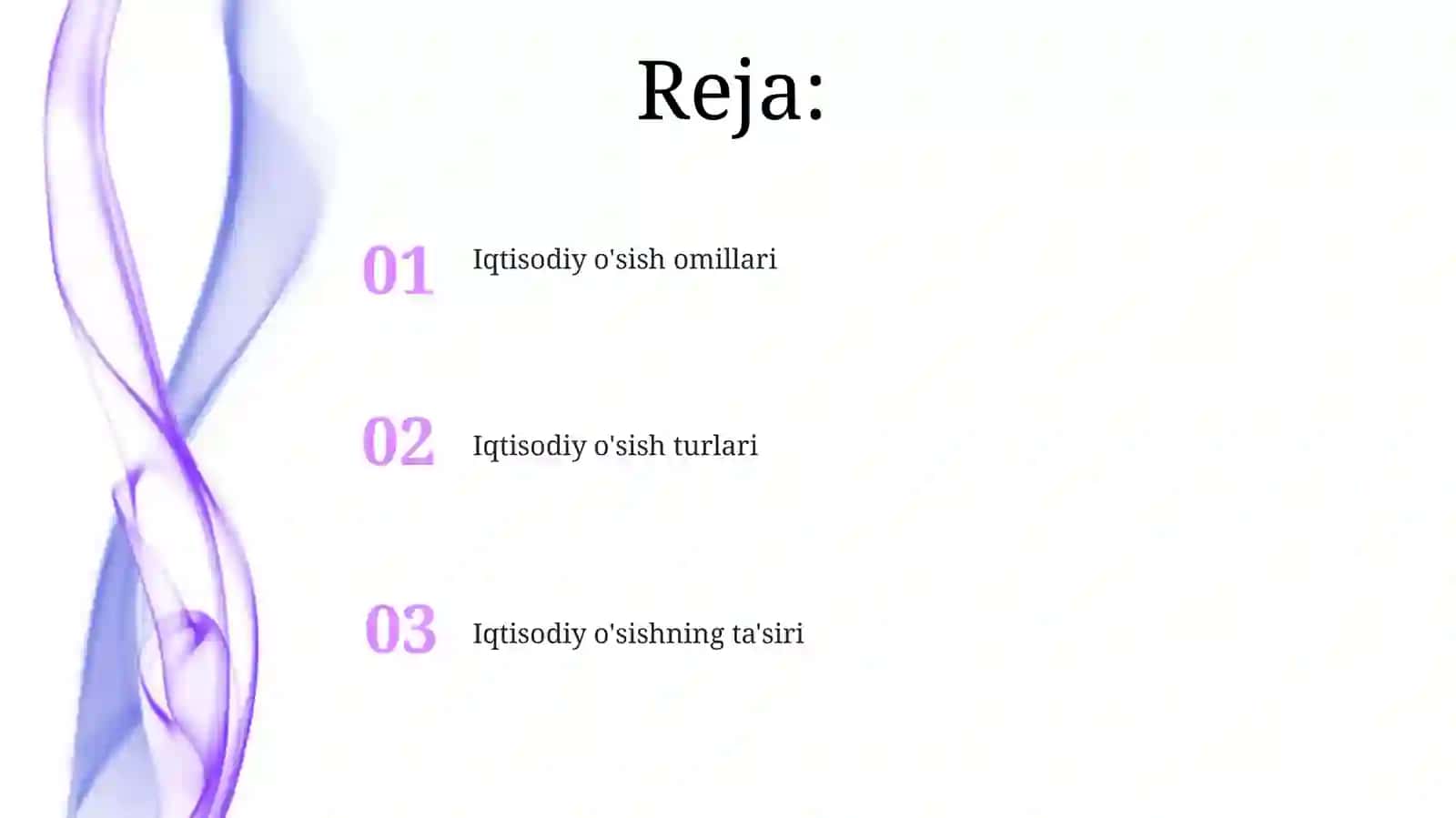 Iqtisodiy o'sish omillari 2