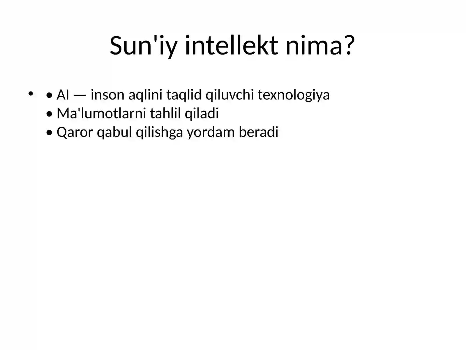 sun'iy intellektning ta'limdagi oʻrni 2