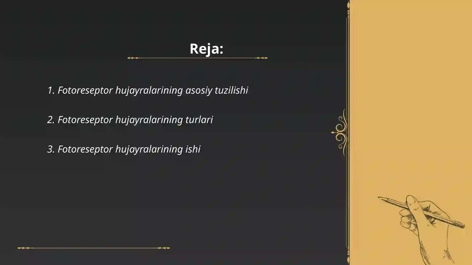 Fotoretseptor hujayralarining ultrastrukturasi va gistofiziologiyasi 2