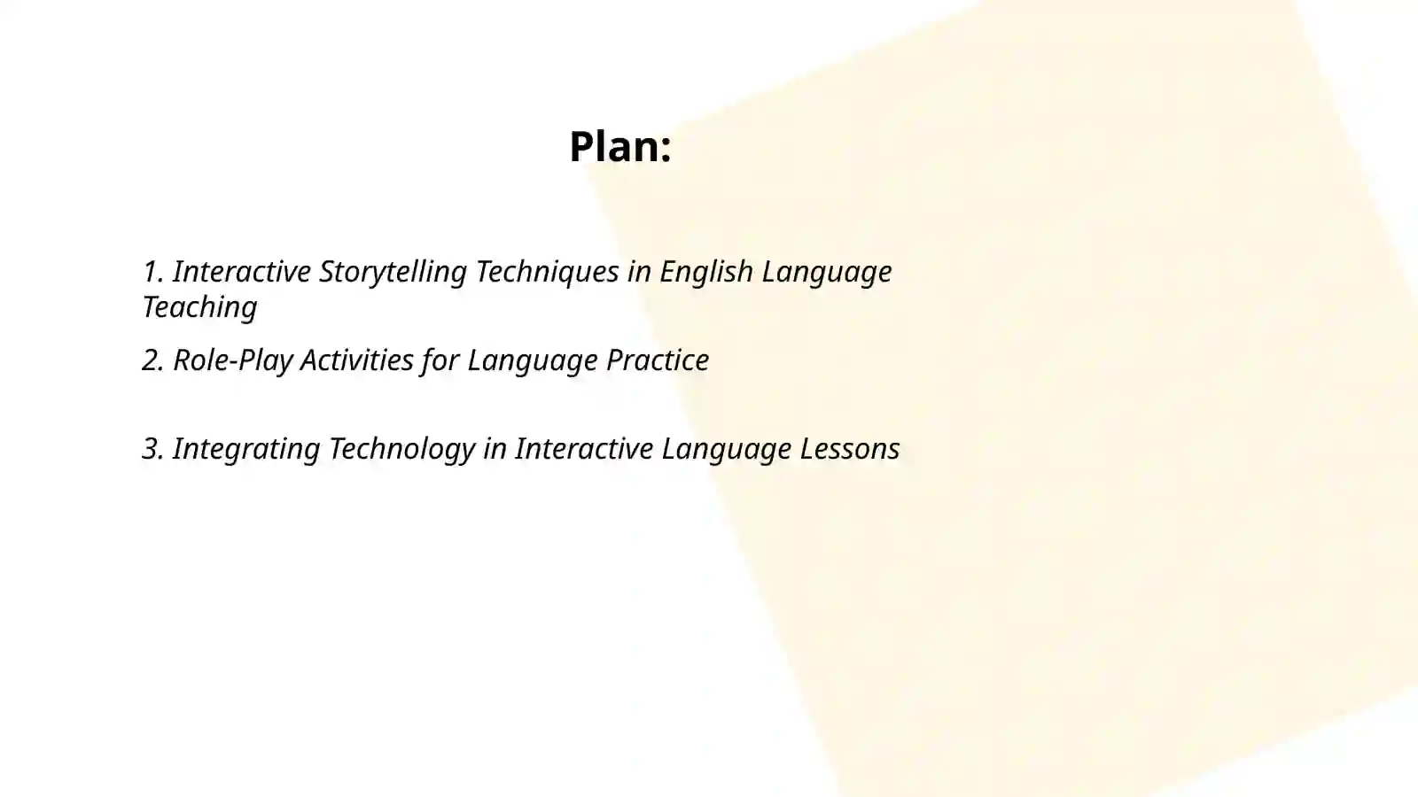 Using active and interactive methods in English language teaching and assessment 2
