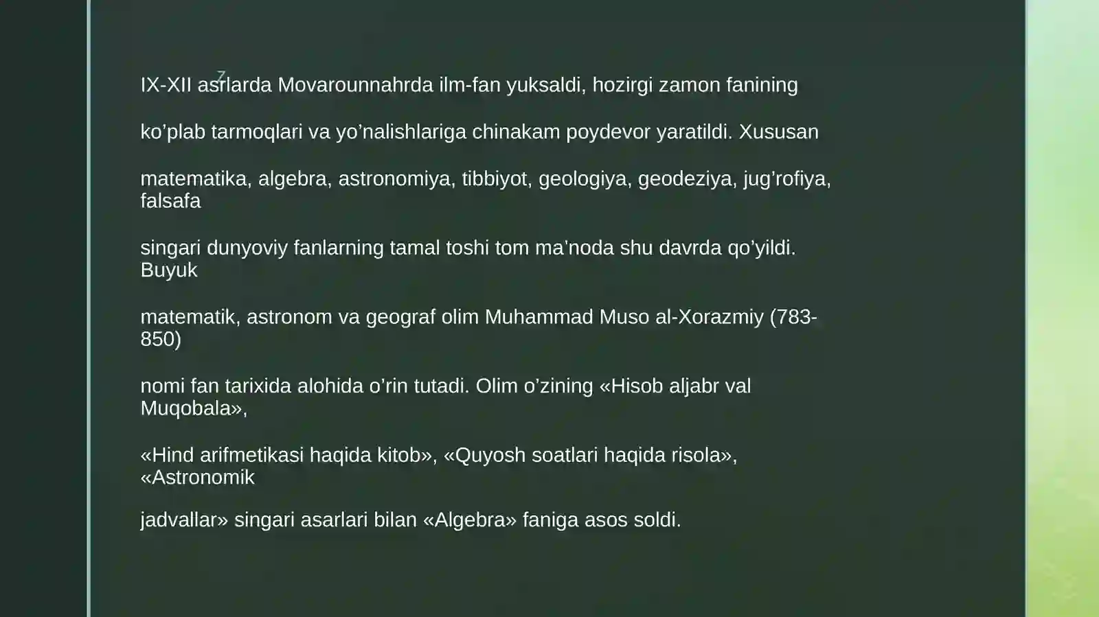 O'zbekistonning eng yangi tarixi fanidan 2