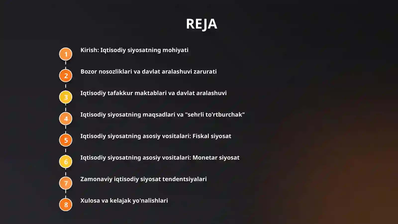 Iqtisodiy siyosatning nazariy asoslari 2
