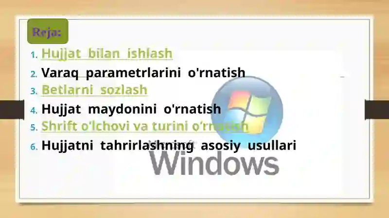 Matnaxborotlarini qayta ishlash texnologiyasi 2