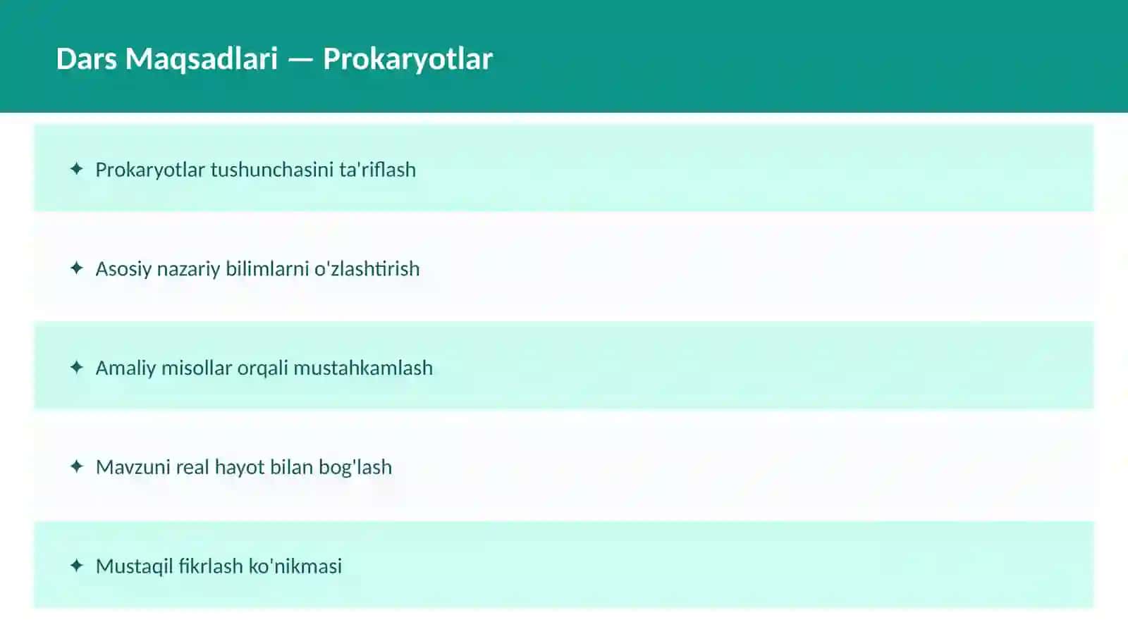 BIOLOGIYA. Hujayra tuzilishi 2