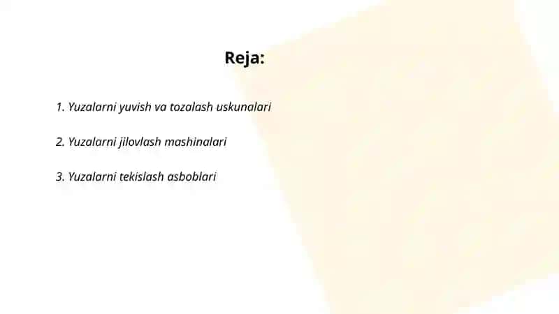 Yuzalarni suvoqqa tayyorlashda ishlatiladigan asbob-uskunalar 2