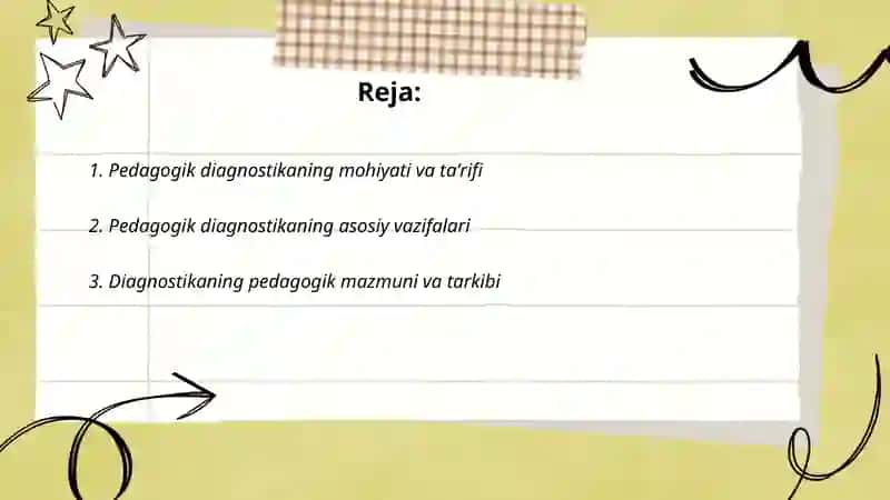 Pedagogik diagnostika 2