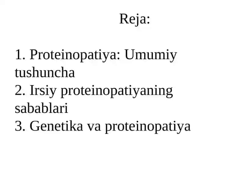 Irsiy proteinpatiyalar 2