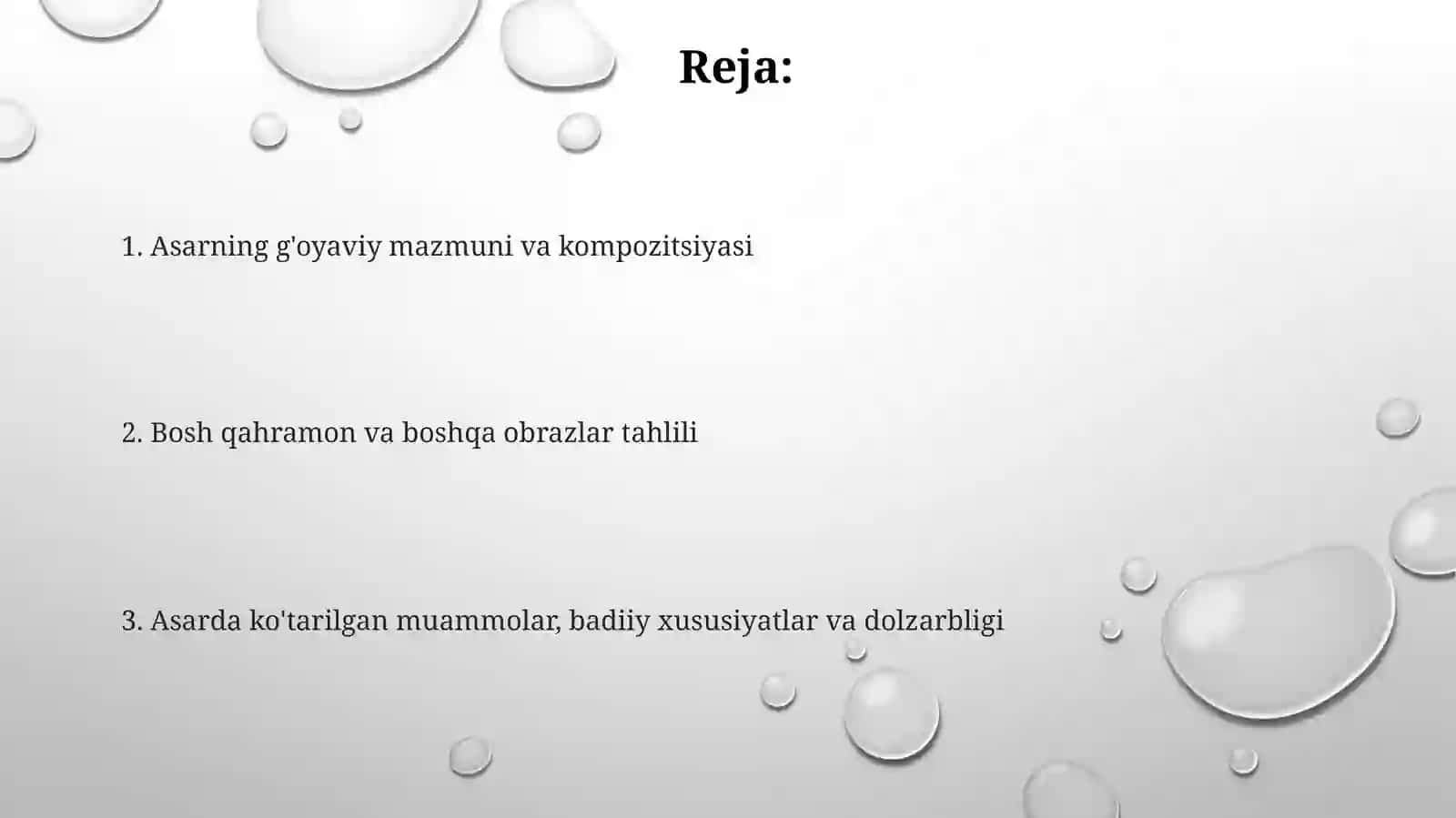 Oʻlmas Umarbekov "odam boʻlish qiyin" asari 2