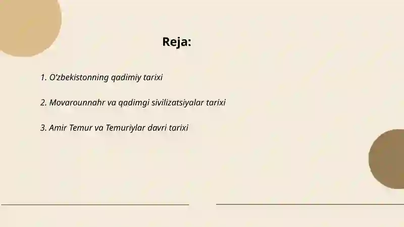 Oʻzbekistonning qadimiy tarixi 2