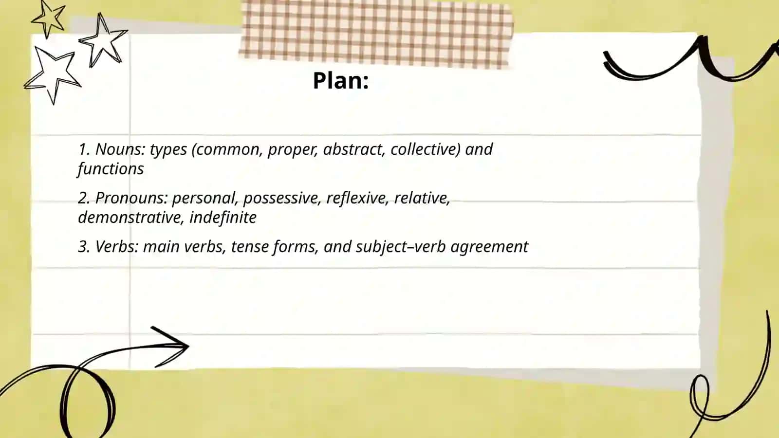 Nouns: types and functions 2