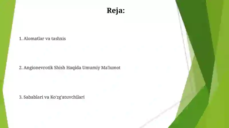 Angionevrotik shish 2