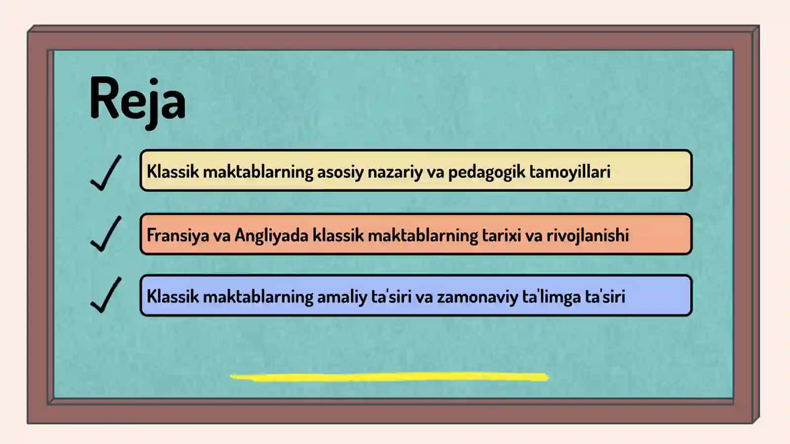 Angliya va Fransiyada klassik (mumtoz) maktabning shakllanishi 2