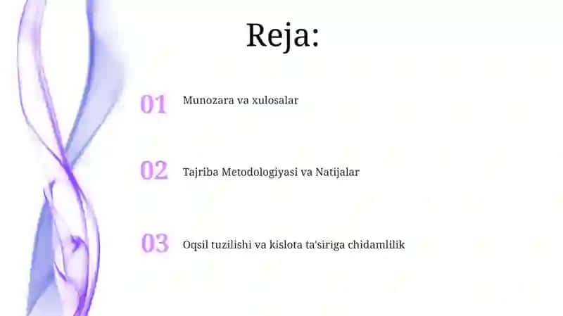 Oqsillarga kirish 2