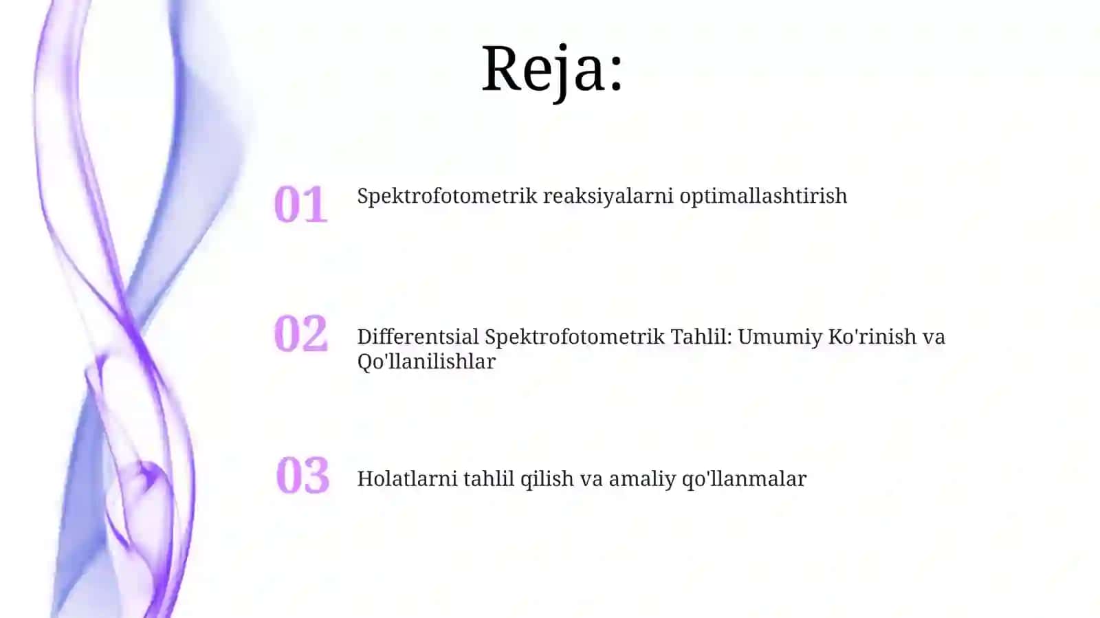 Differentsial Spektrofotometrik Tahlil: Umumiy Ko'rinish va Qo'llanilishlar 2