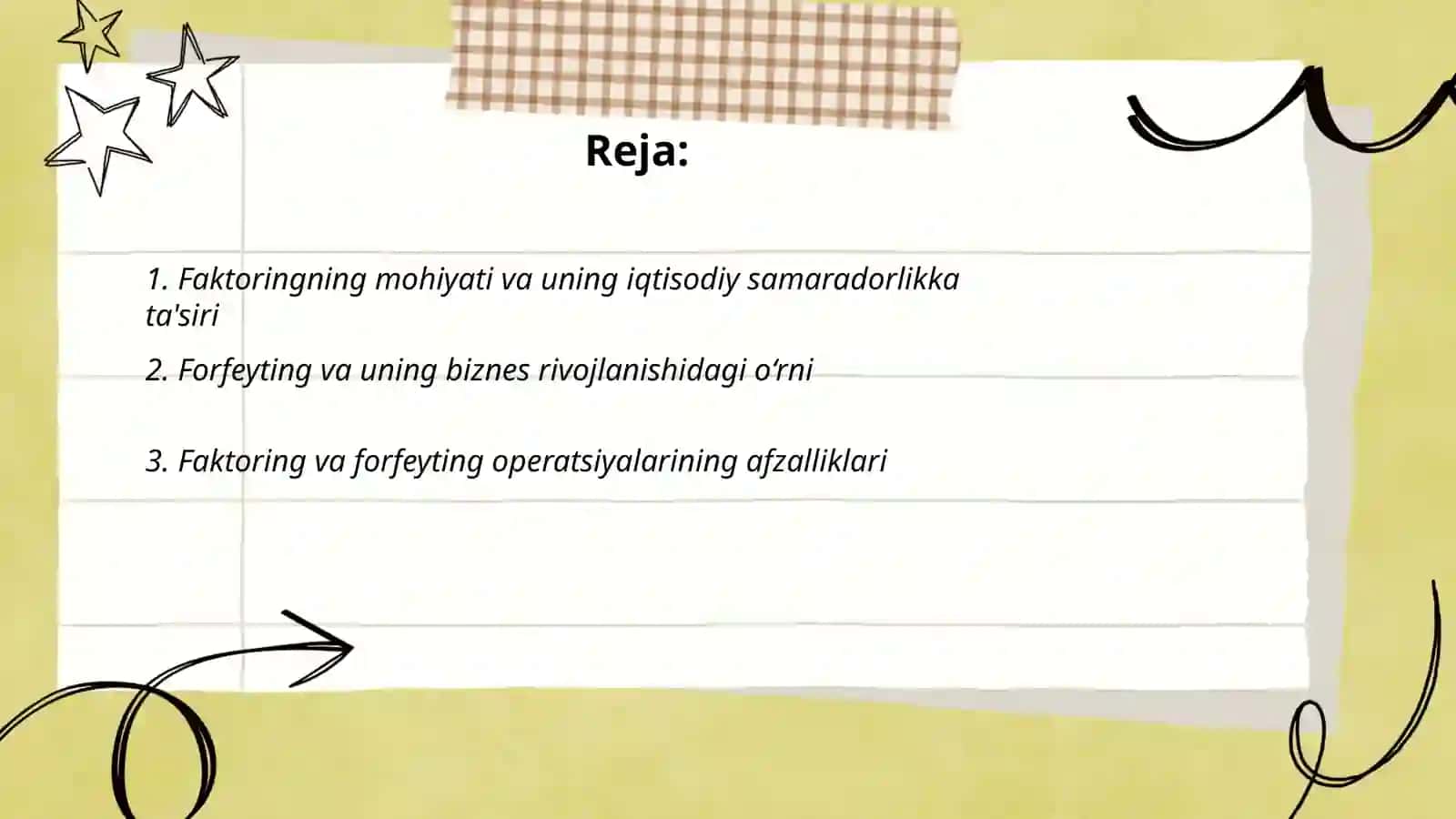 Iqtisodiy samaradorlikni oshirishda faktoring va forfeyting operatsiyalari 2