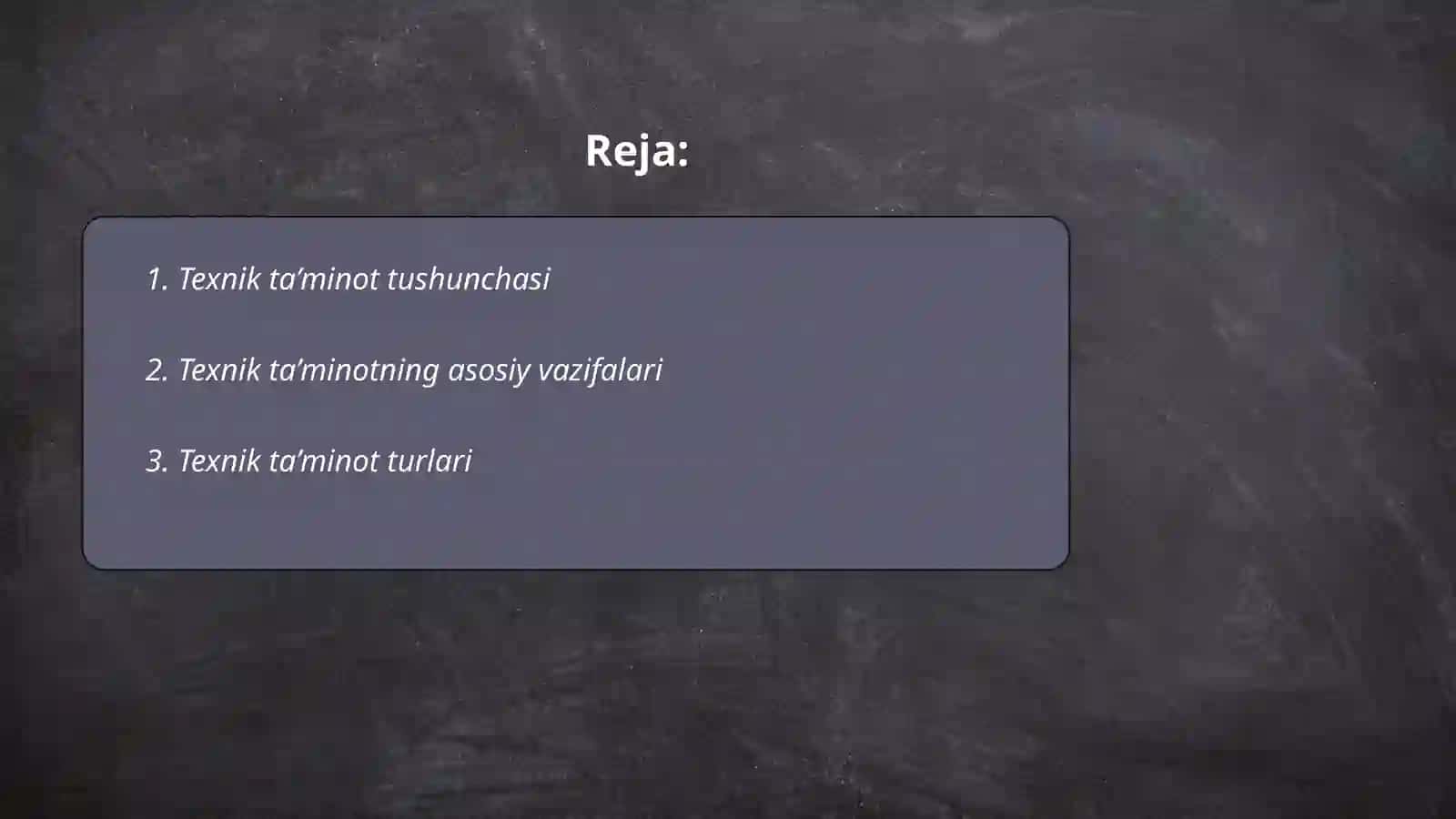 Texnik ta’minot 2