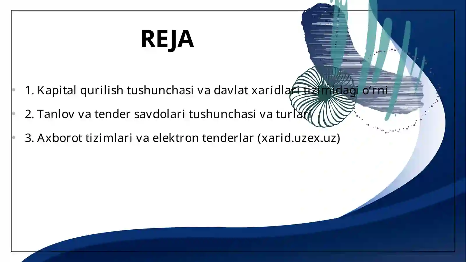 Kapital qurilishda tanlov va tender savdolari 2