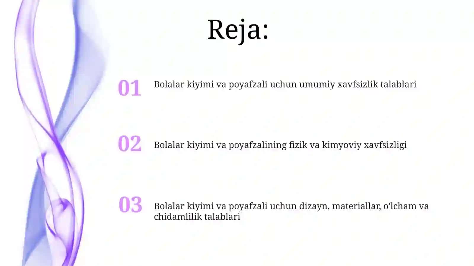 Bolalarning kiyim kechaklari va poyabzallariga qo’yiladigan talablar 2