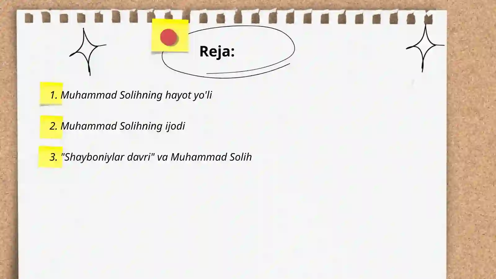 Muhammad Solih hayoti va ijodi 2