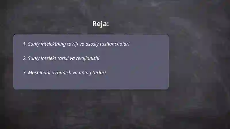 Suniy intelekt 2