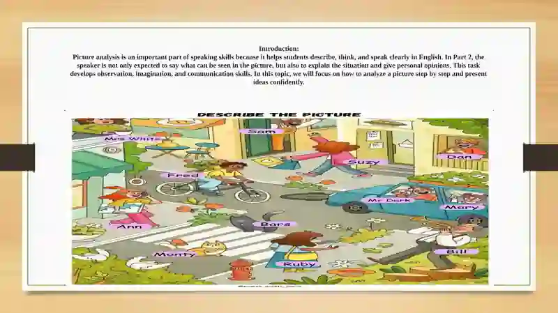 Speaking – Picture Analysis (Part 2) 2