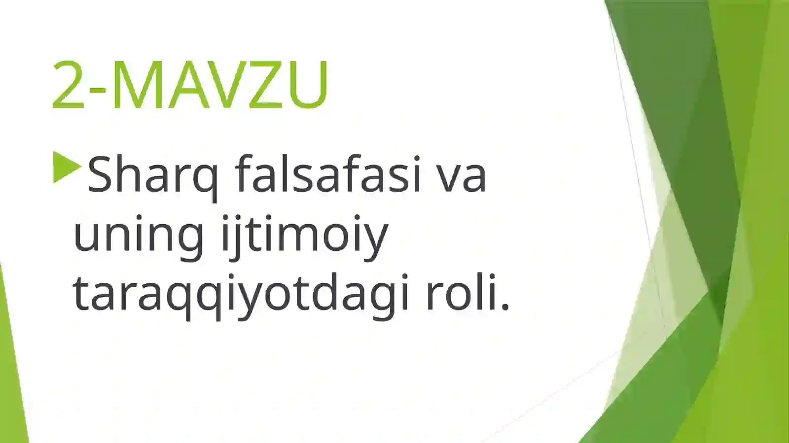 sharq falsafasi 2