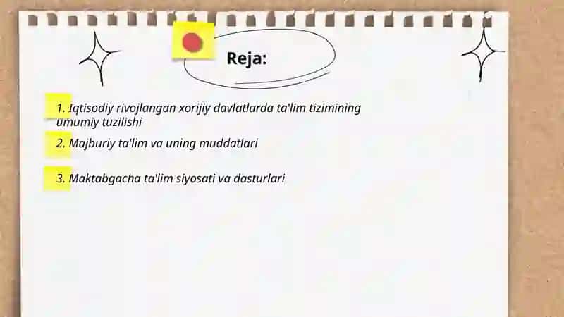 Iqtisodiy rivojlangan xorijiy davlatlarda ta'lim tizimi 2