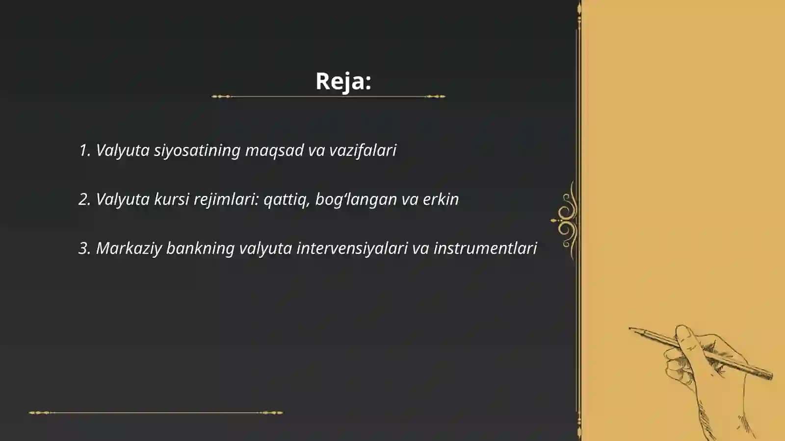 Valyuta siyosati va uning inqirozlari 2