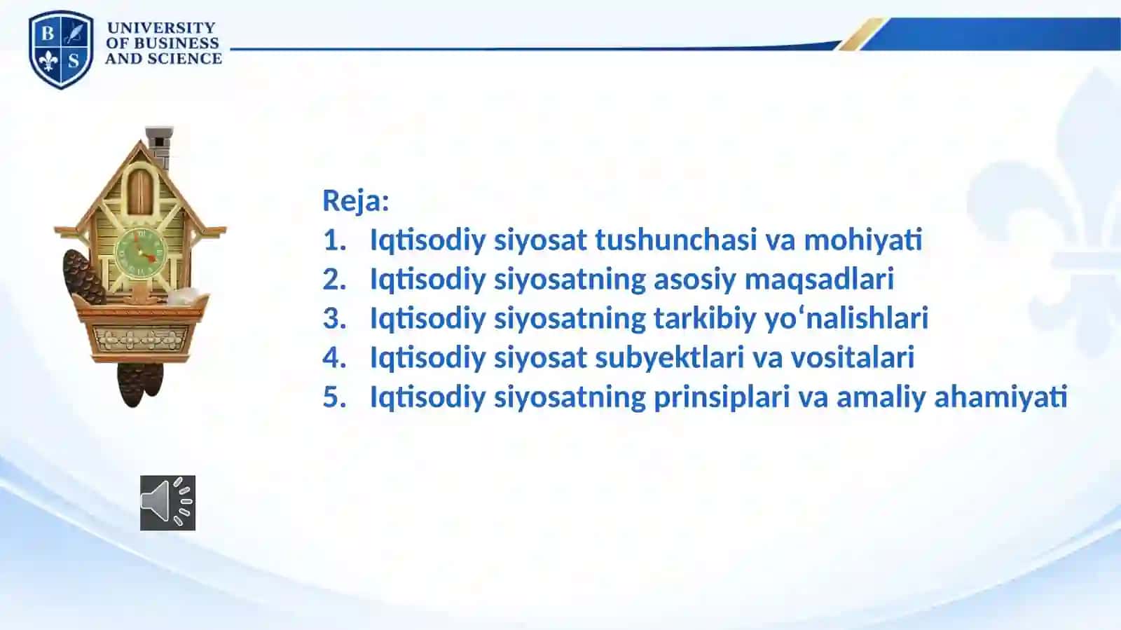 IQTISODIY SIYOSAT ASOSLARI VA TARKIBI 2