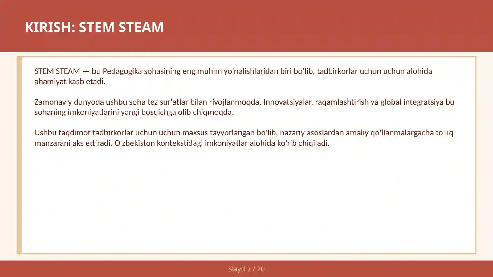 STEM STEAM 2