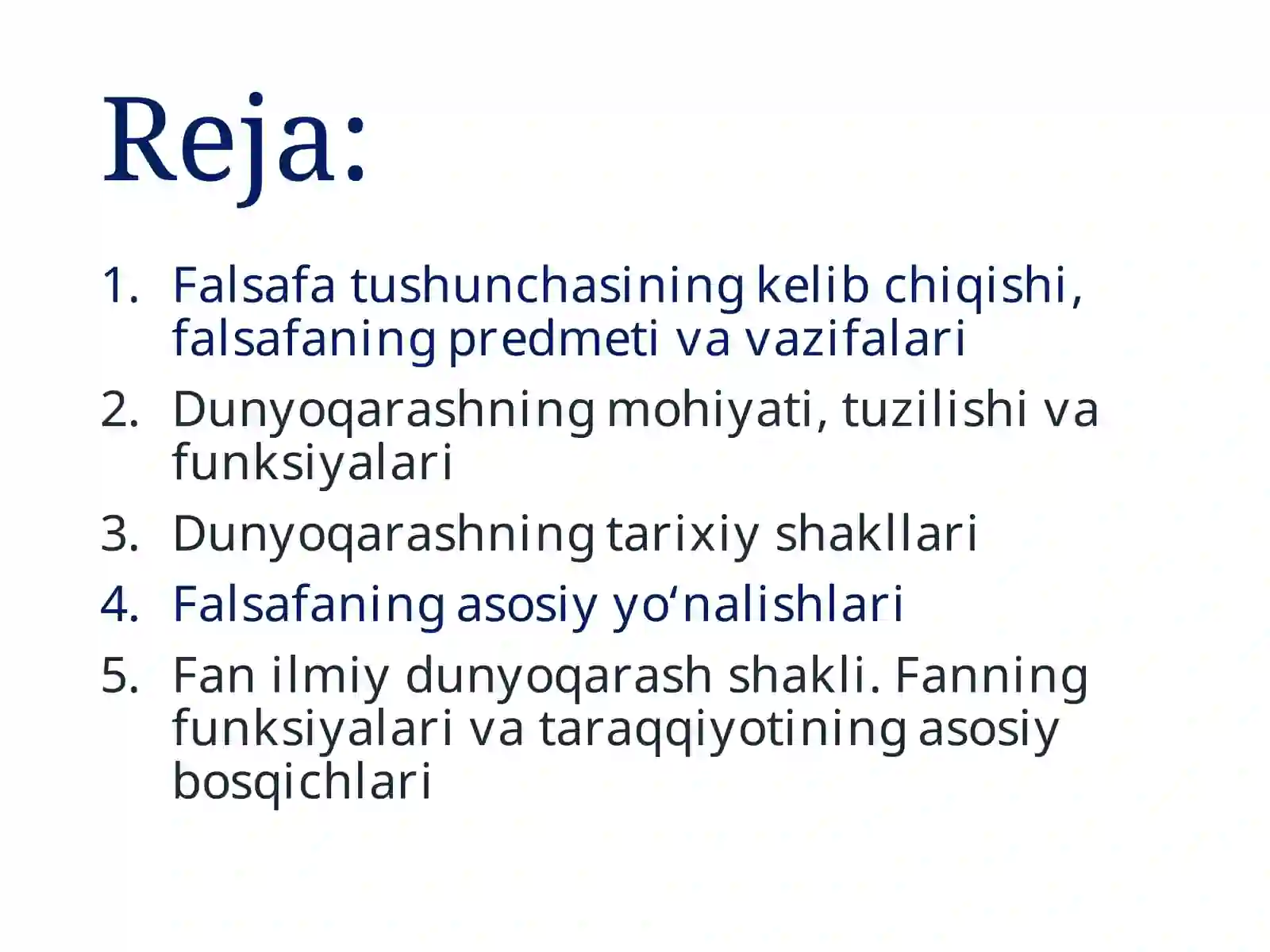 Falsafa 2