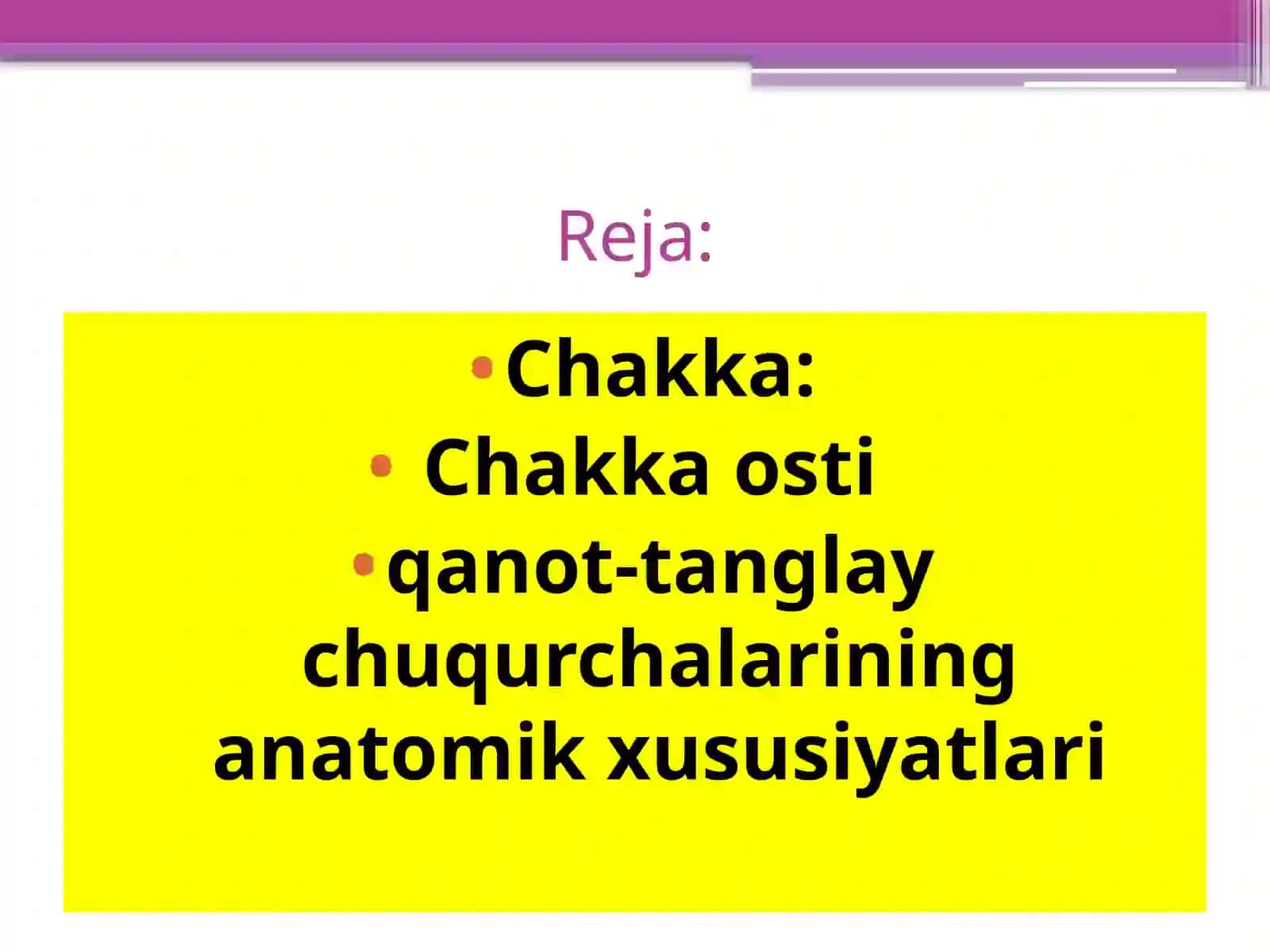 Chakka, Chakkaosti va qanot-tanglaychuqurchalarining anatomik xususiyatlari 2