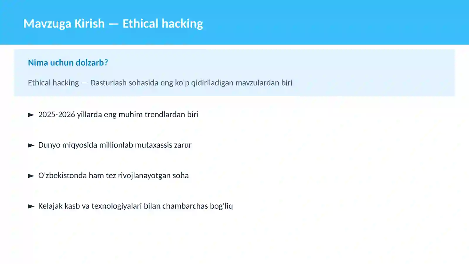 Ethical hacking 2