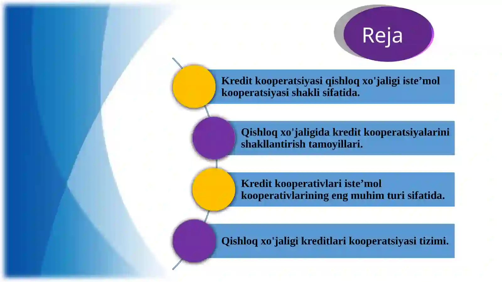 Qishloq xo'jaligida kredit kooperatsiyasi 2